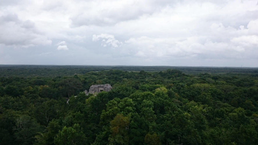 View from the top of the pyramid