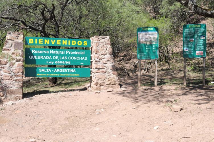 Entrance to the Quebrada de las Conchas