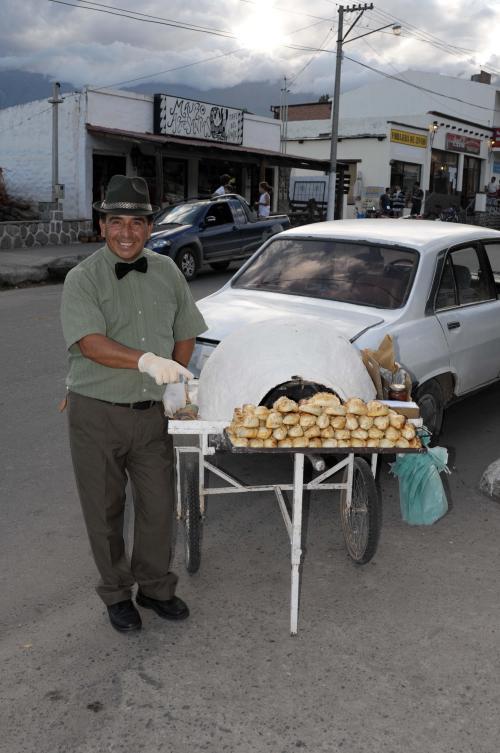 Empanadas seller in Tafi del Valle