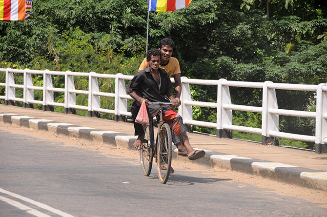 Typical sri lankan transport system