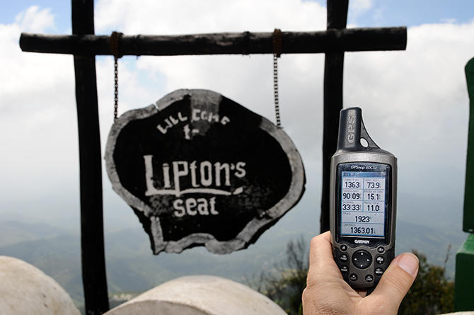 he highest point of Sir Lipton´s tea plantations where he used to get his ideas-almost 2000m height