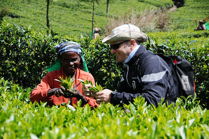 She showed me the art of tea picking