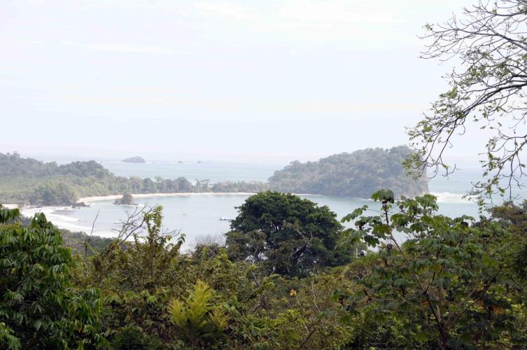 View of the National Park Manuel Antonio (from our terrace)