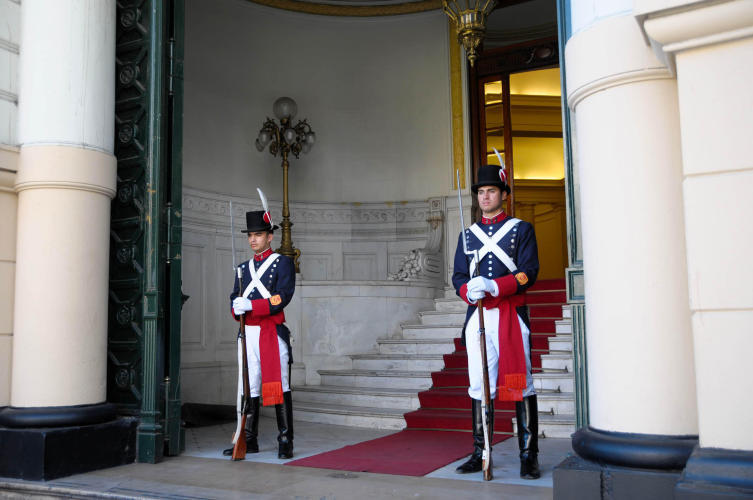 Guards at an official building