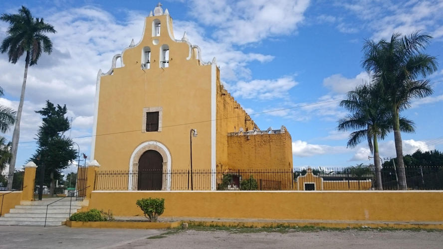 Typical church in Mexico