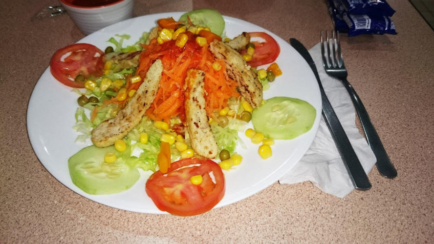 Dinner chicken salat