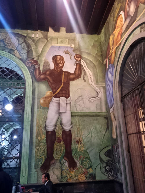 Nice mural in the government palace