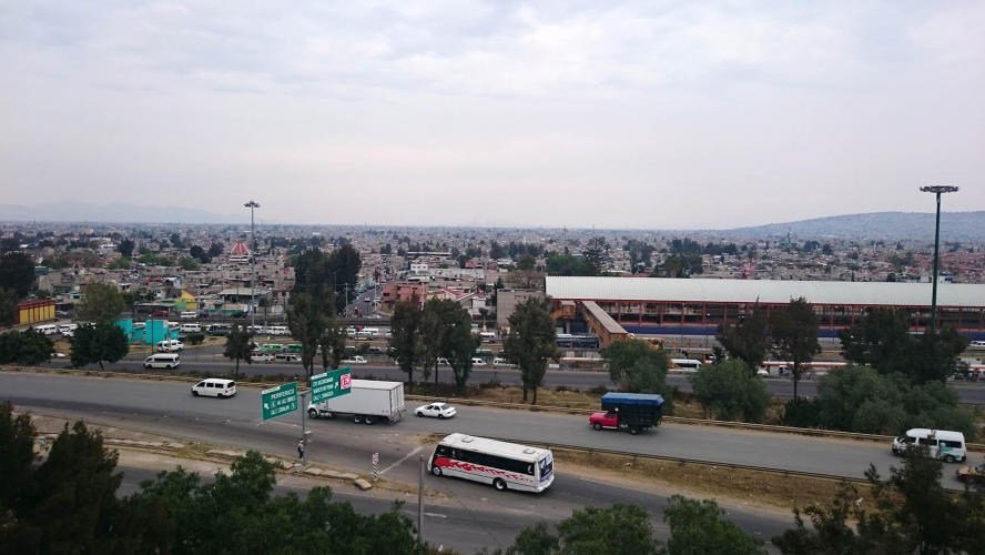 Getting close to Mexico city