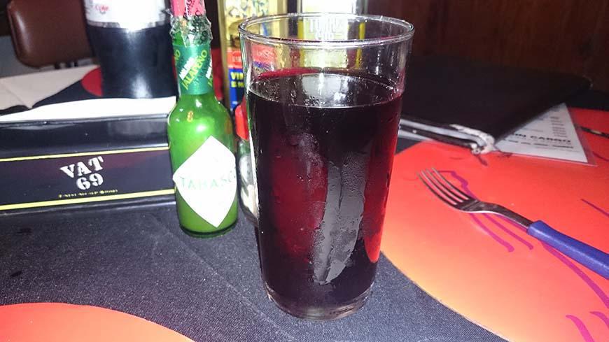 Uruguay glass of wine