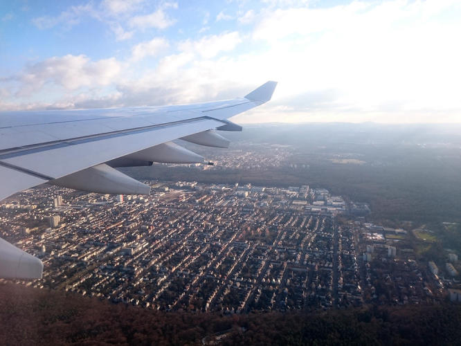 Above Frankfurt