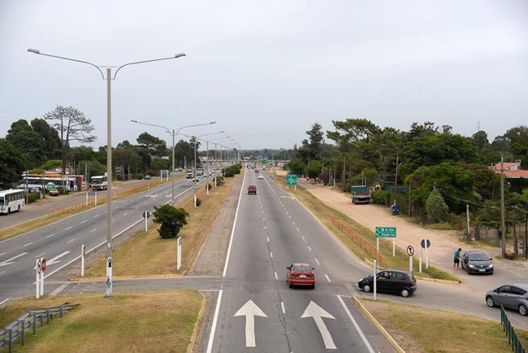 View from above of the highway