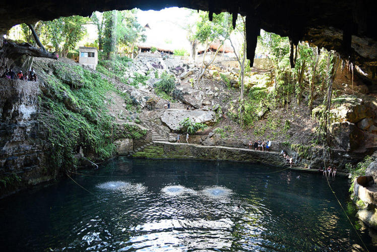 Cenote Zaci the best pool in town
