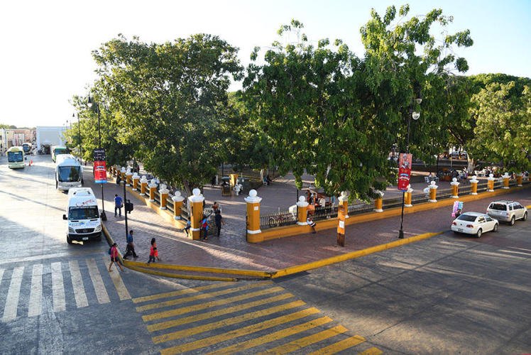 Aerial view of the Zocalo