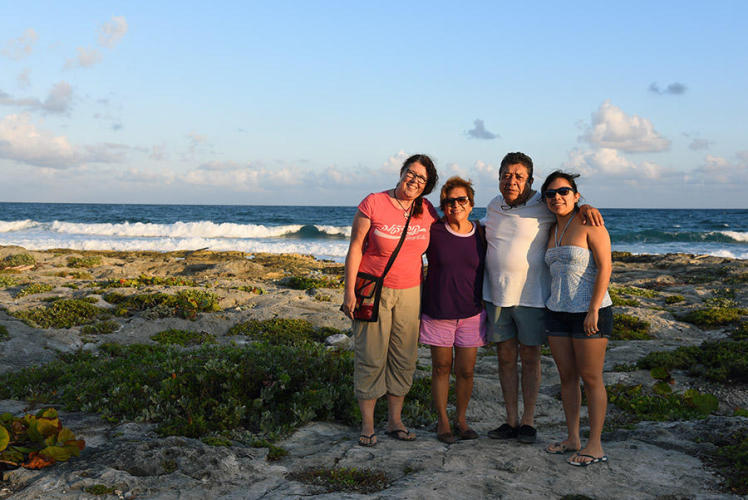 Together with the folks from the neighbour Cabanas