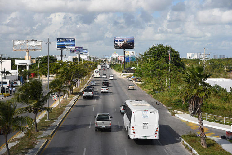 View of the highway