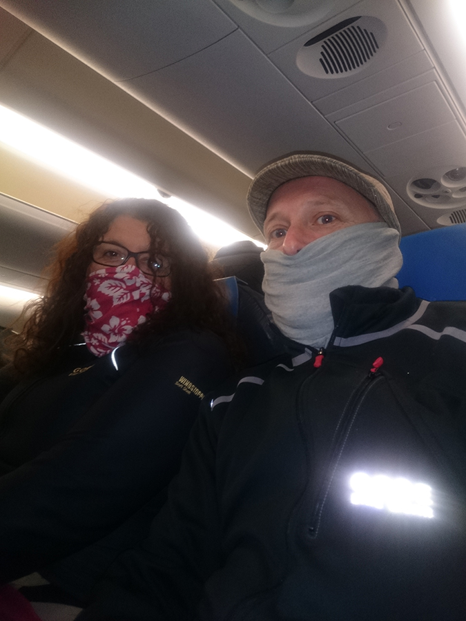 Freezing inside the plane