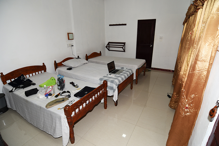 My room at Ashram guesthouse