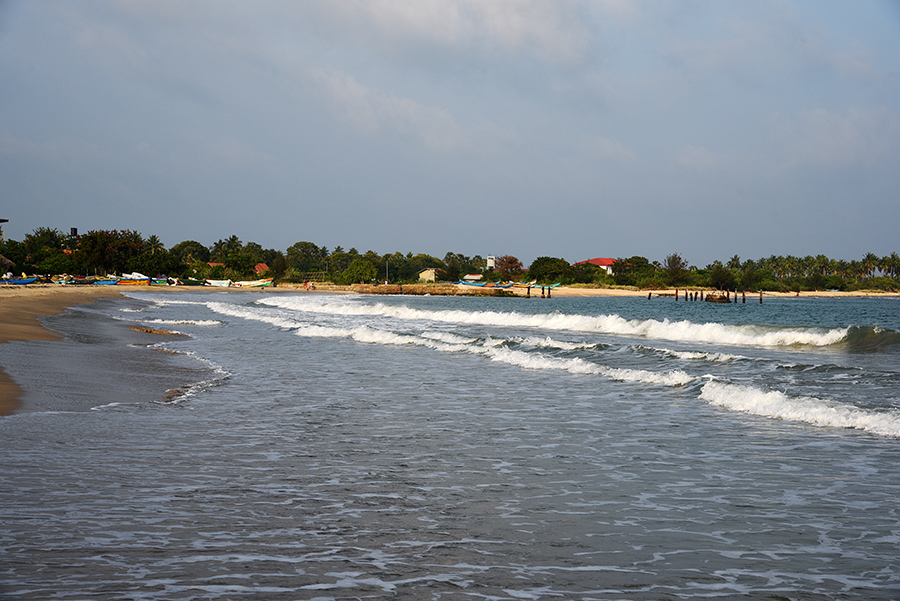 The beach just 200m away