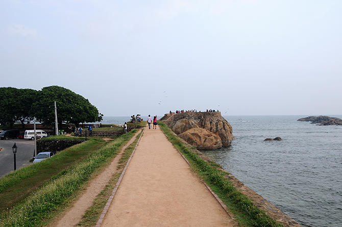 Walking on the city walls