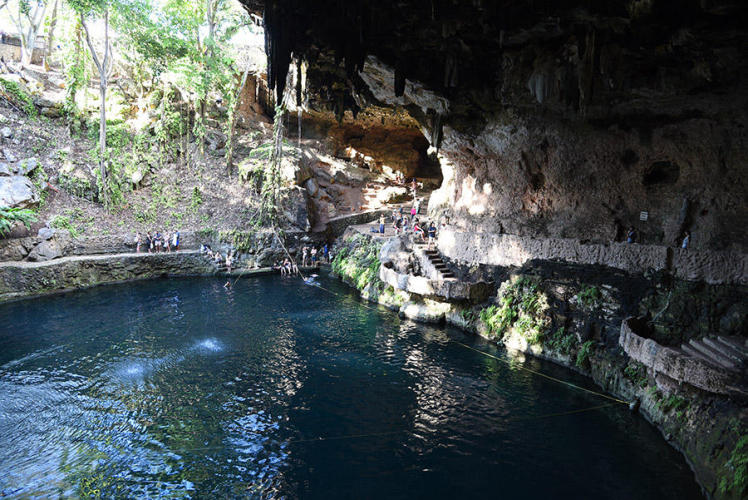 Cenote Zaci the best pool in town