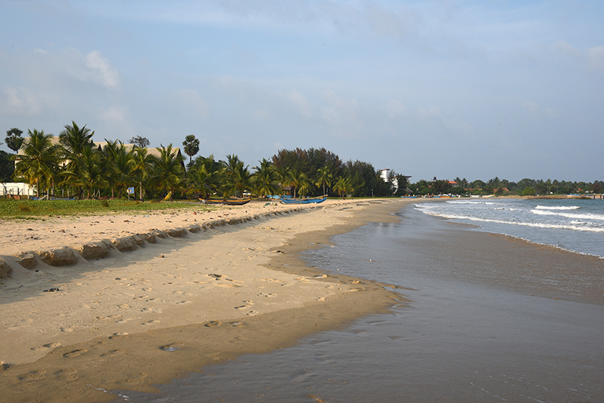 The beach just 200m away