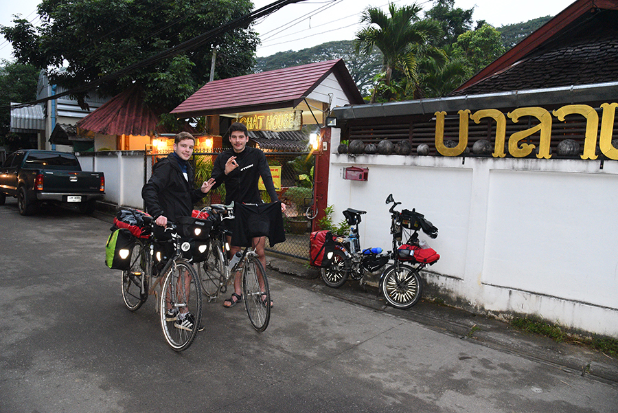 Two young Germans going to Burma