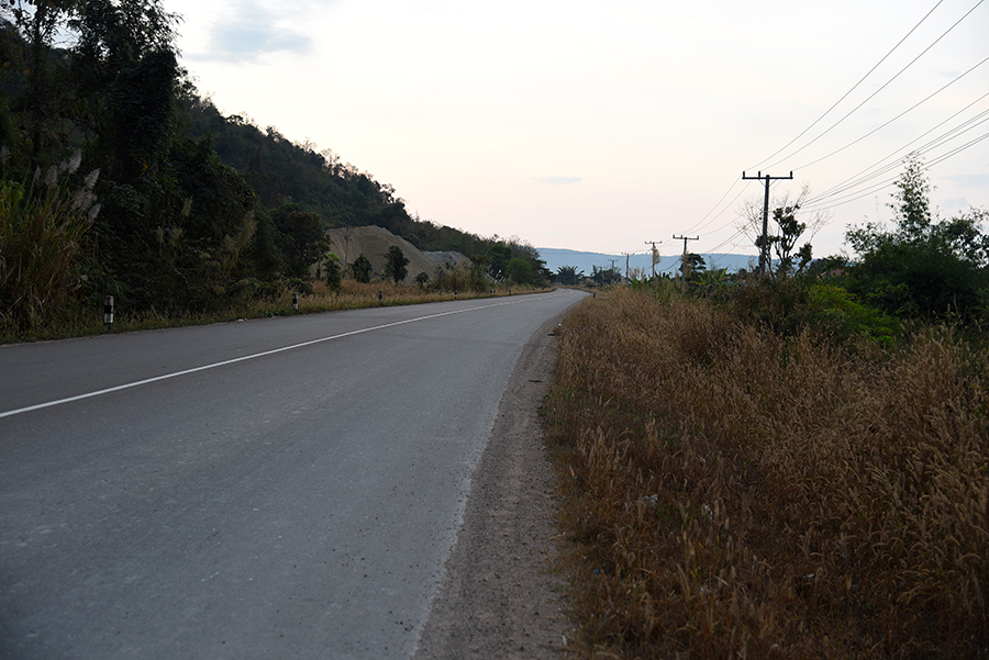 Road in the morning