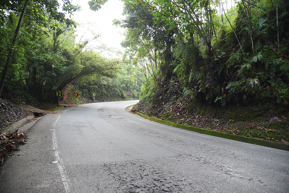 The climbs just starting