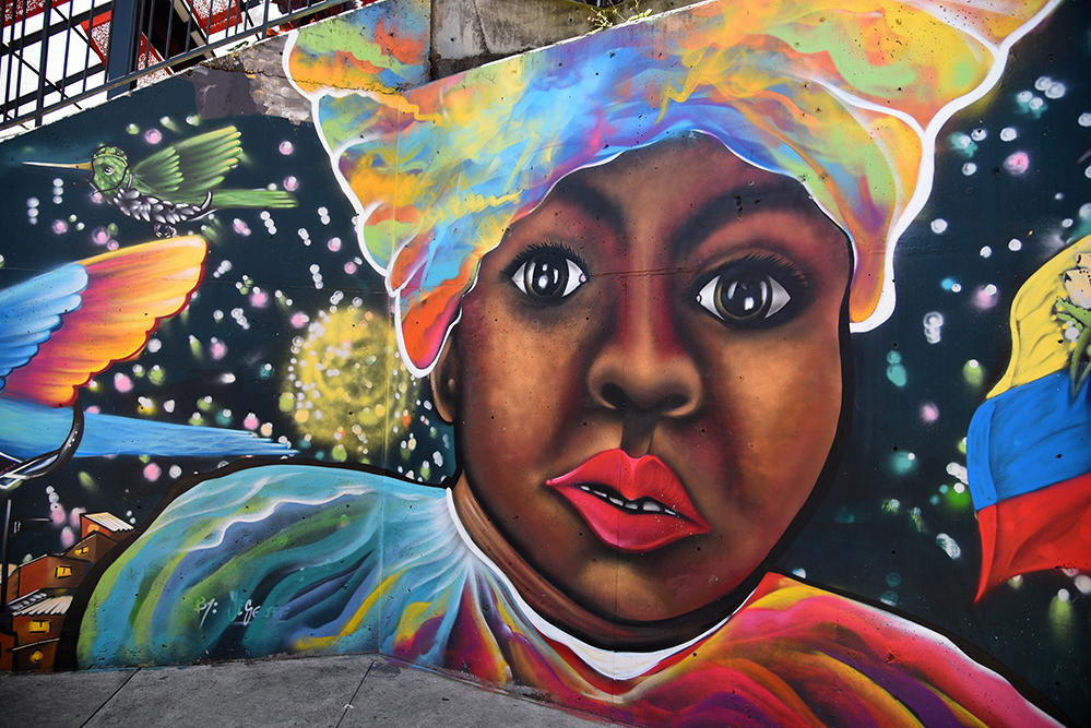 Graffiti on Comuna 13
