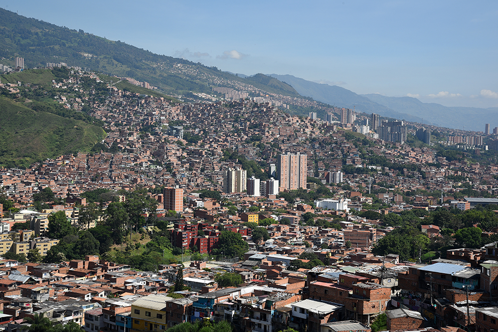 View of Medellin  from the top