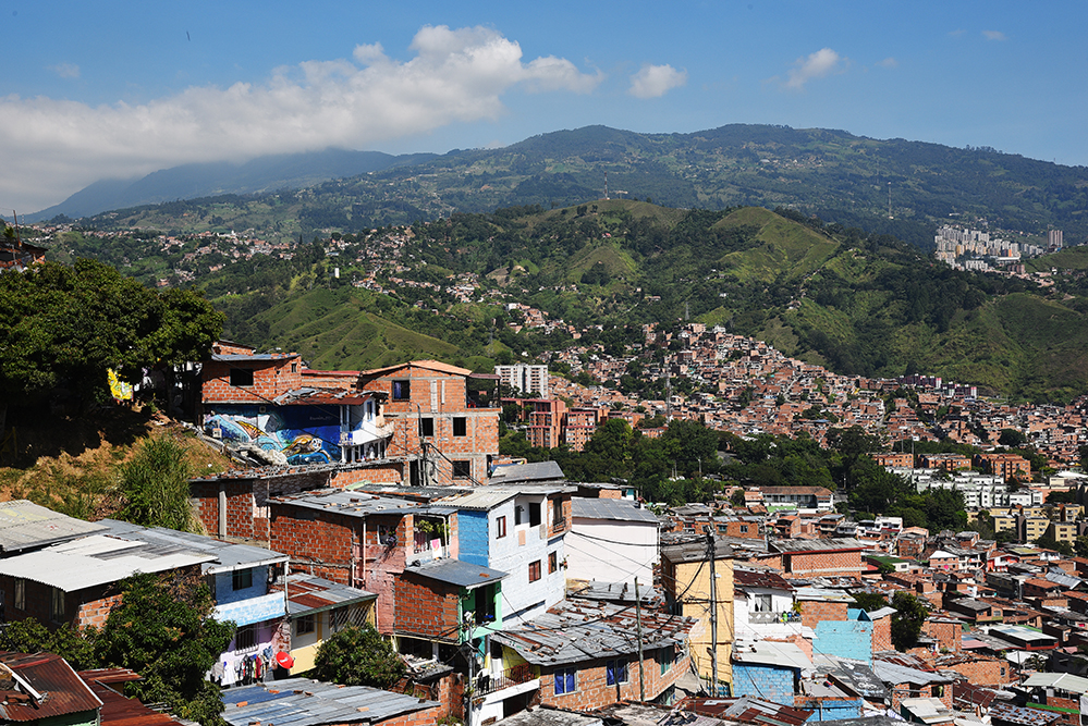 View of Medellin  from the top