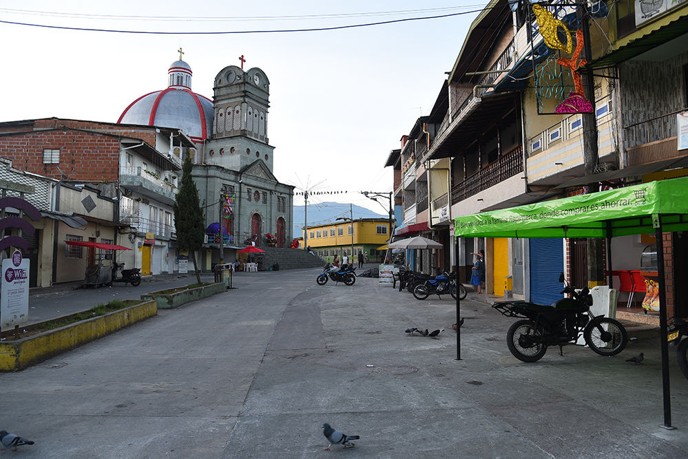 Main street in Valdivia